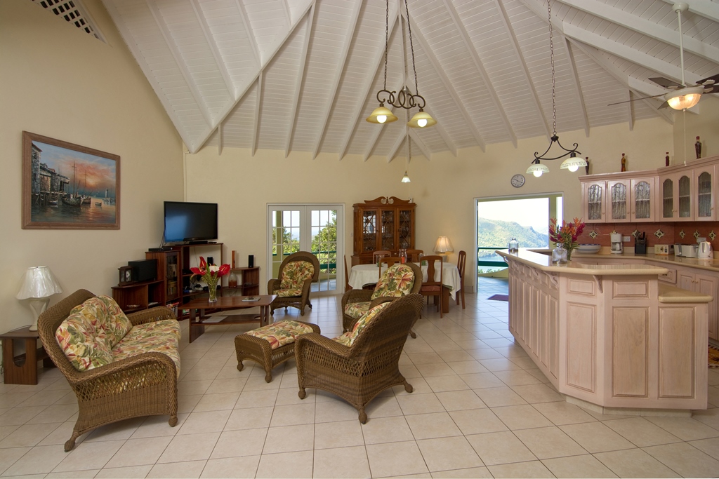 The light and airy living room